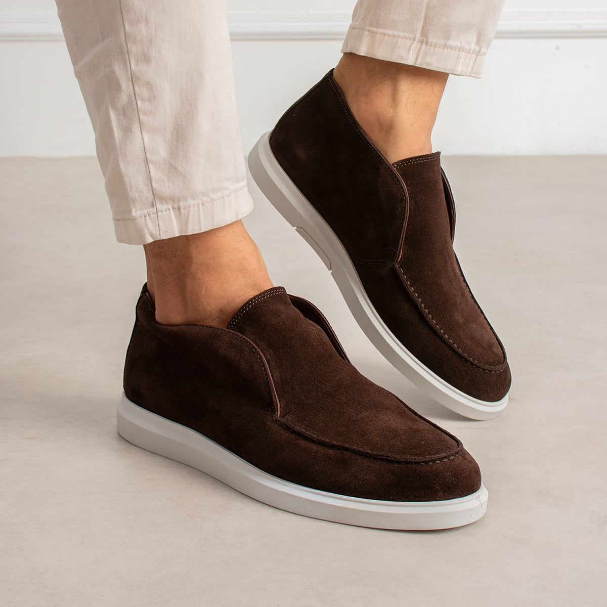 Chukka Suede Loafer DarkBrown