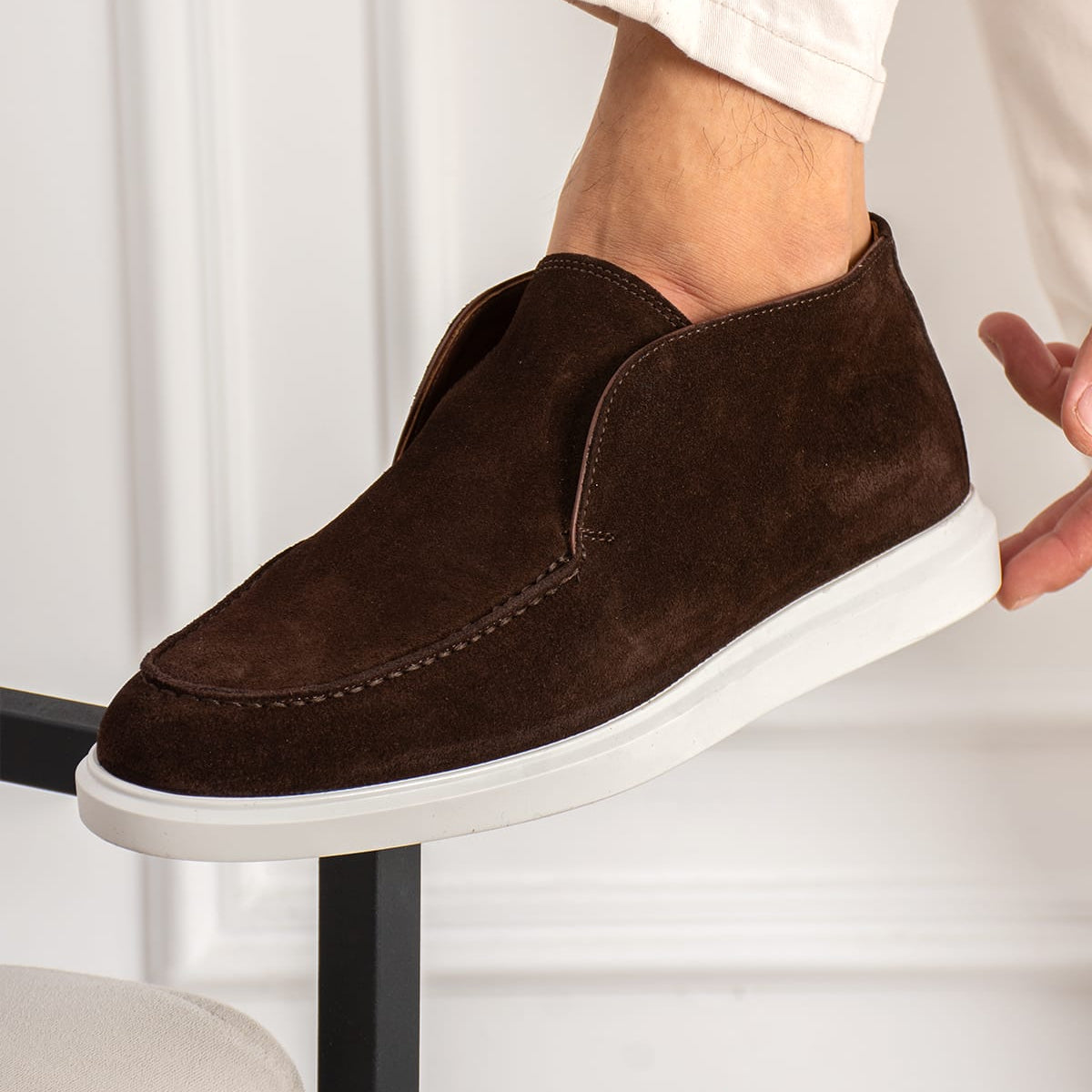 Chukka Suede Loafer DarkBrown