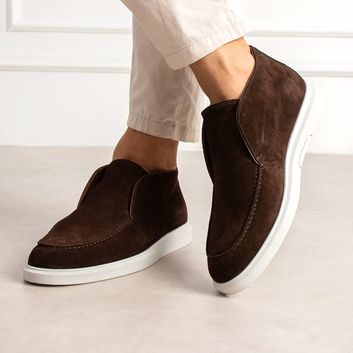 Chukka Suede Loafer DarkBrown