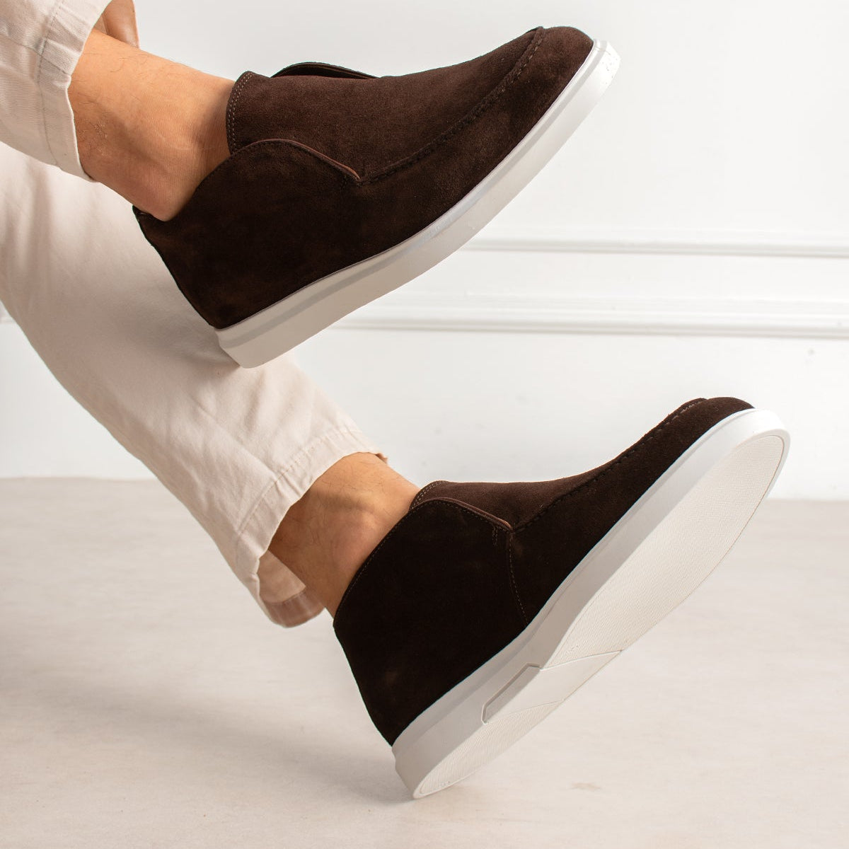 Chukka Suede Loafer DarkBrown