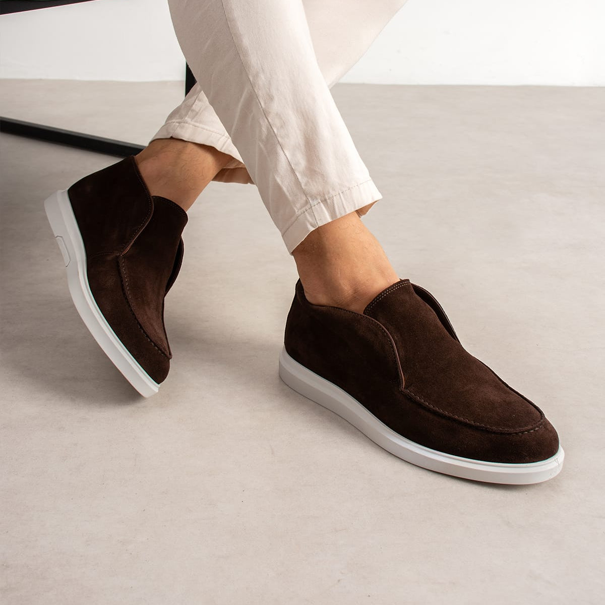 Chukka Suede Loafer DarkBrown