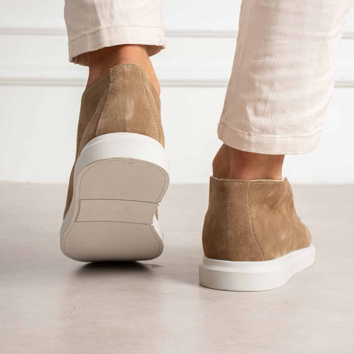 Chukka Suede Loafer Sand Beige