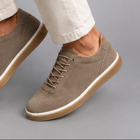 Sneakers in camoscio O&D sabbia
