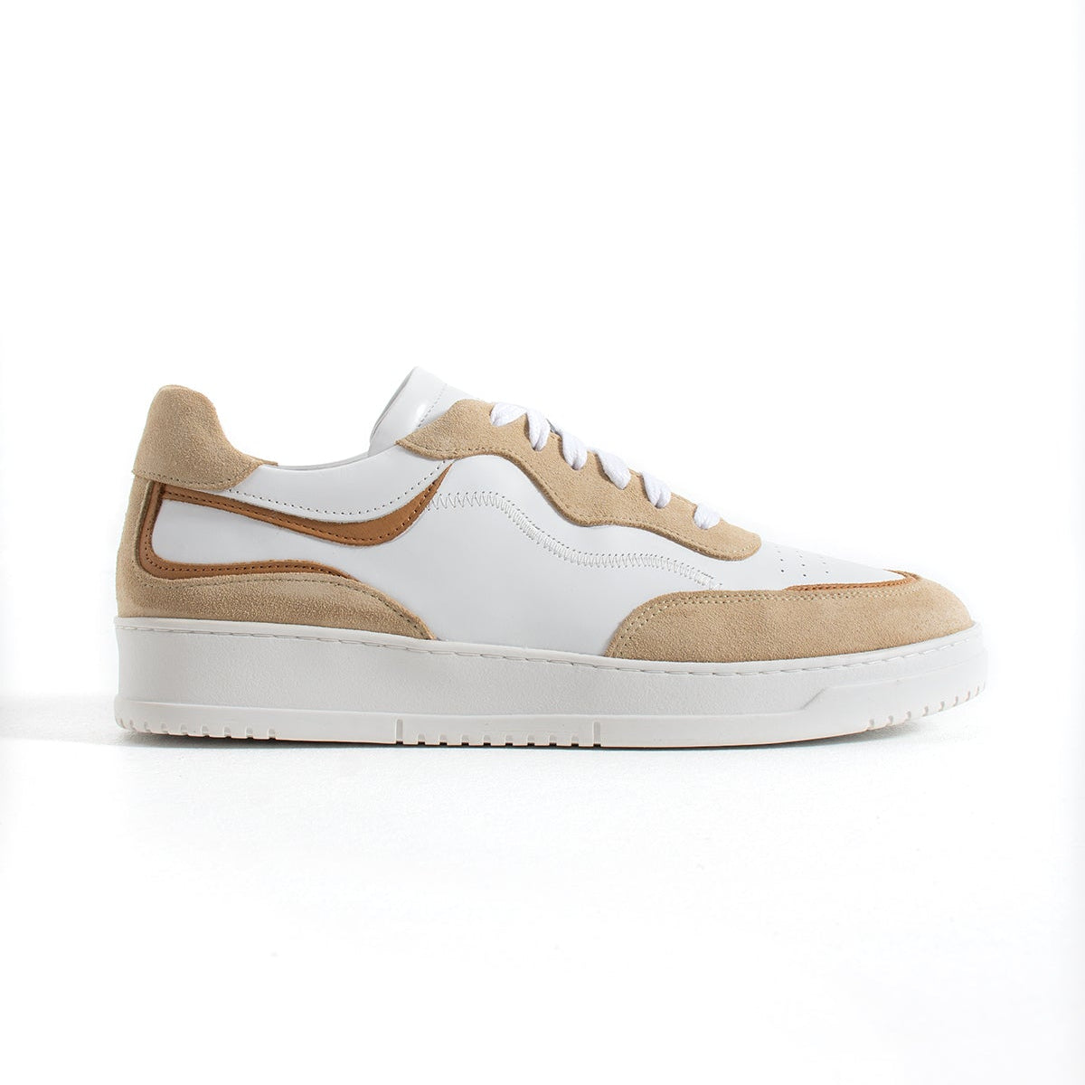 Sneaker Retro Court Leather Beige Dream