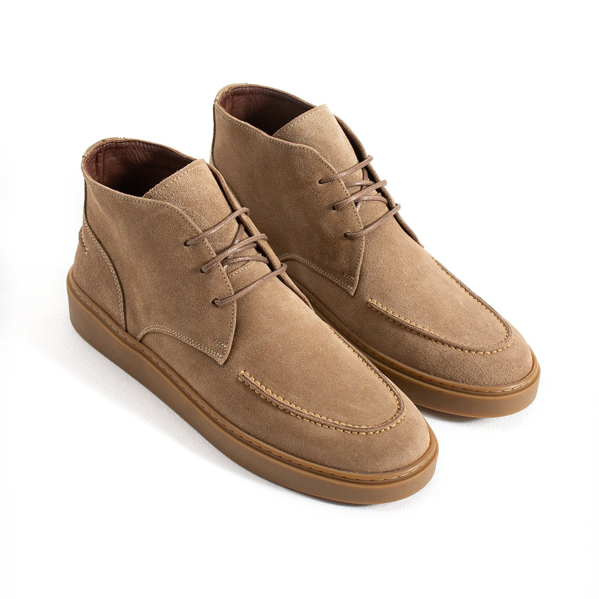 Chukka Boot Suede Beige Milano
