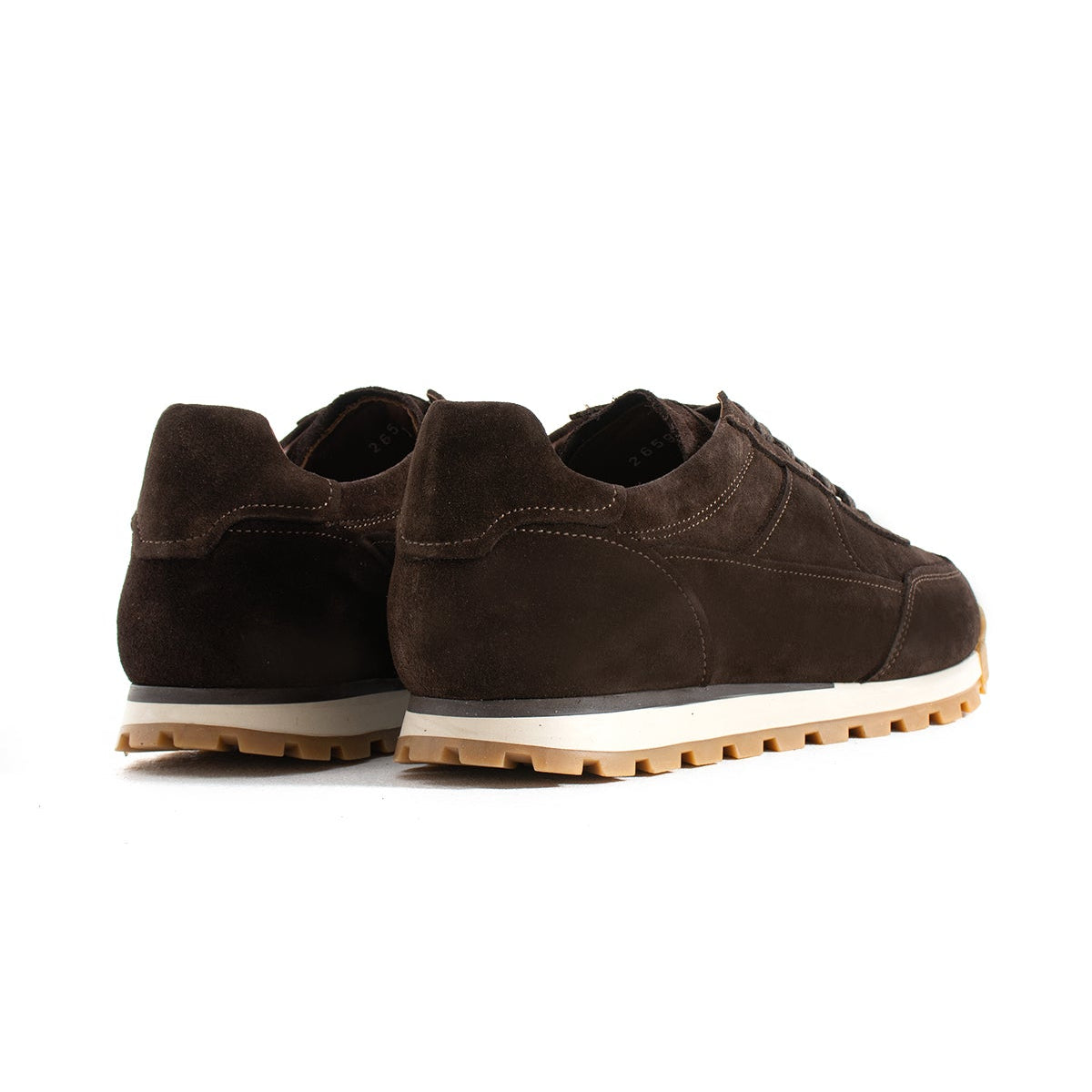 Sneaker Casual Runner Suede DarkBrown