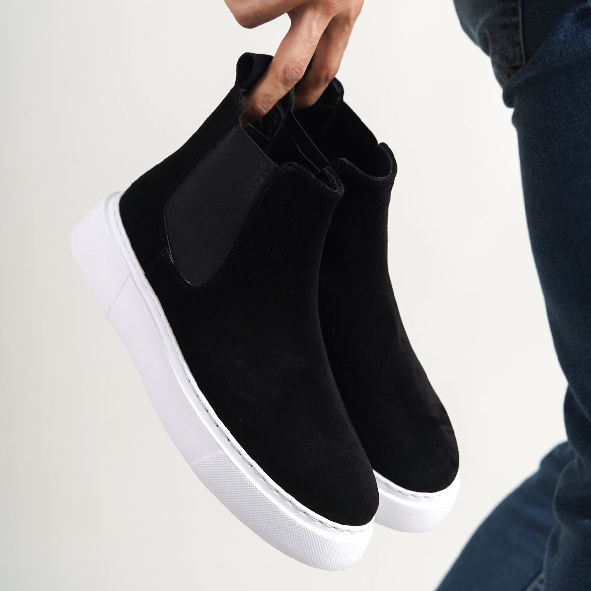 Chelsea Boots Black Suede