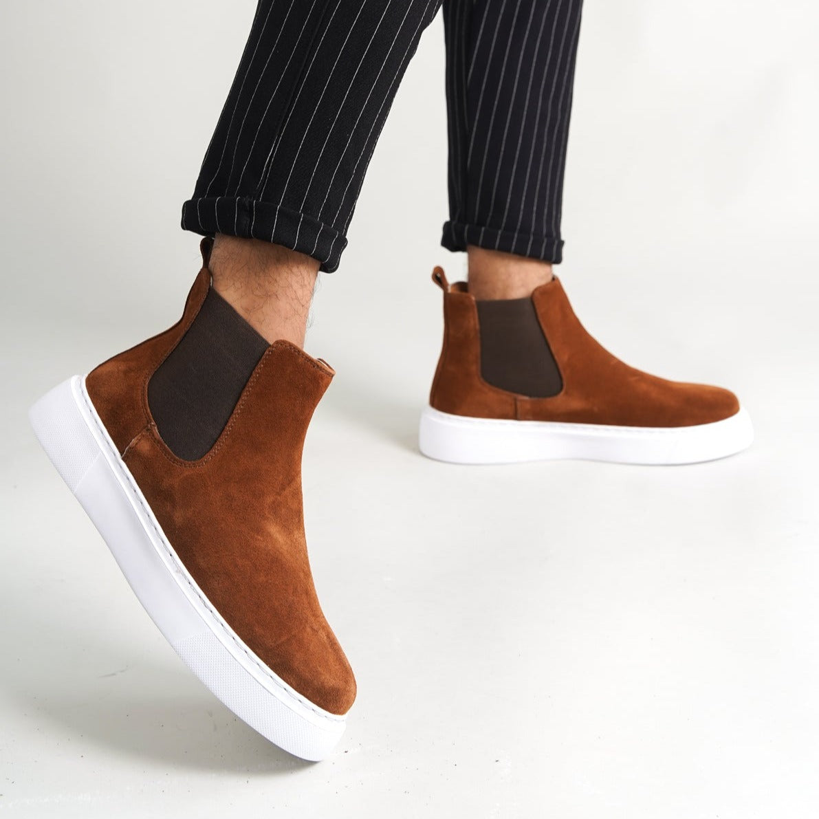 Chelsea Boots Tan Suede