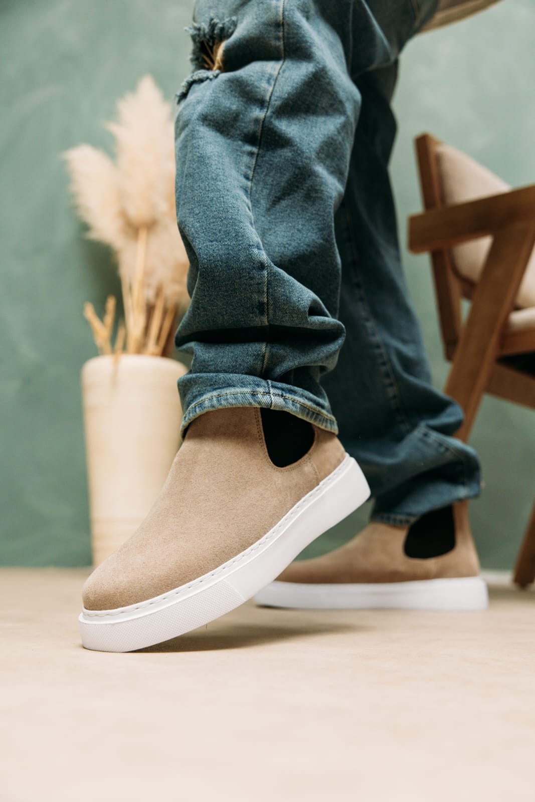 Chelsea Boots Sand Suede