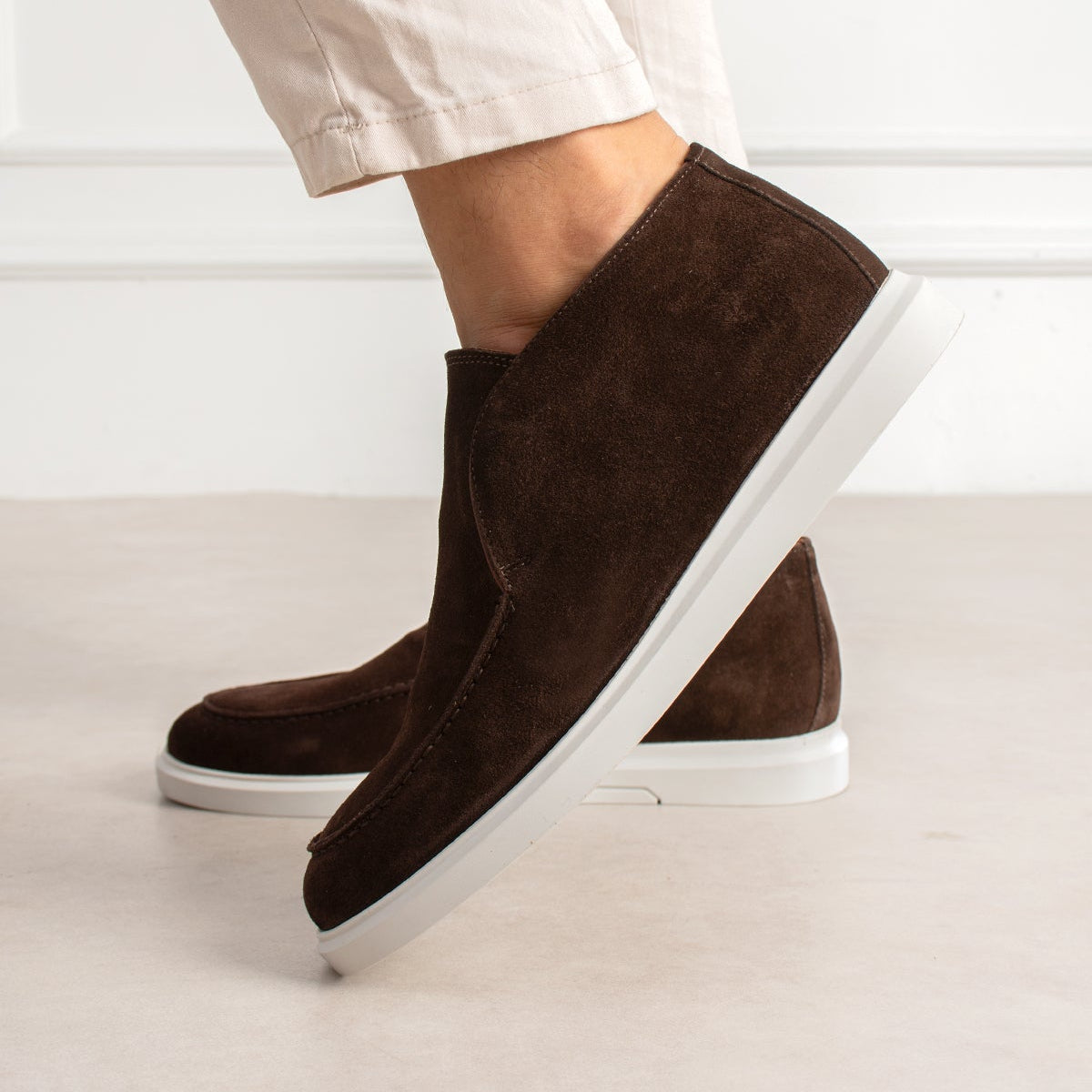 Chukka Suede Loafer DarkBrown