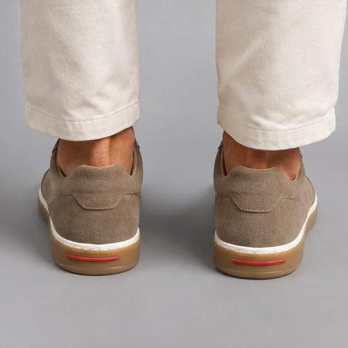 Sneakers in camoscio O&D sabbia