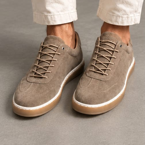 Sneakers in camoscio O&D sabbia