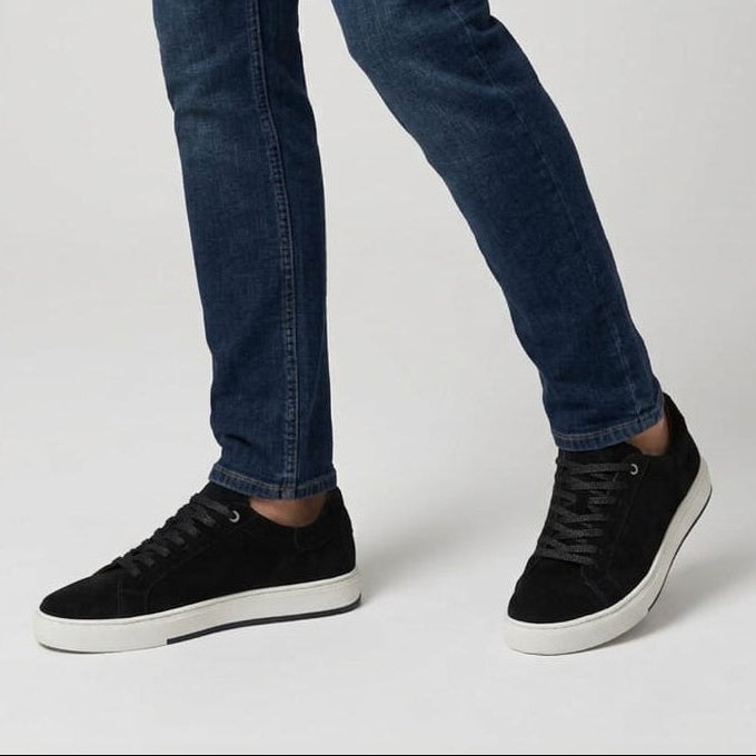 Premium Sneakers Black Suede