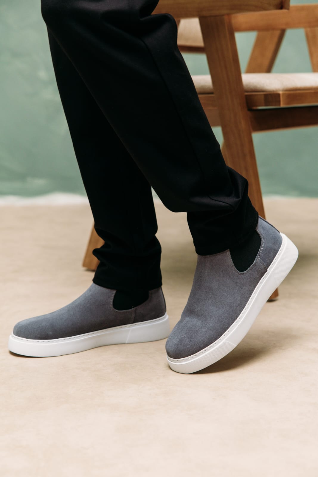 Chelsea Boots Anthracite Suede