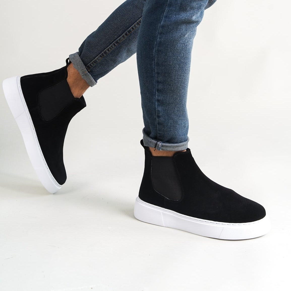 Chelsea Boots Black Suede