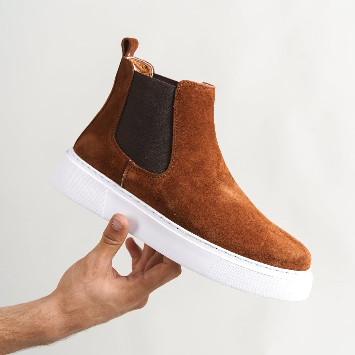 Chelsea Boots Tan Suede