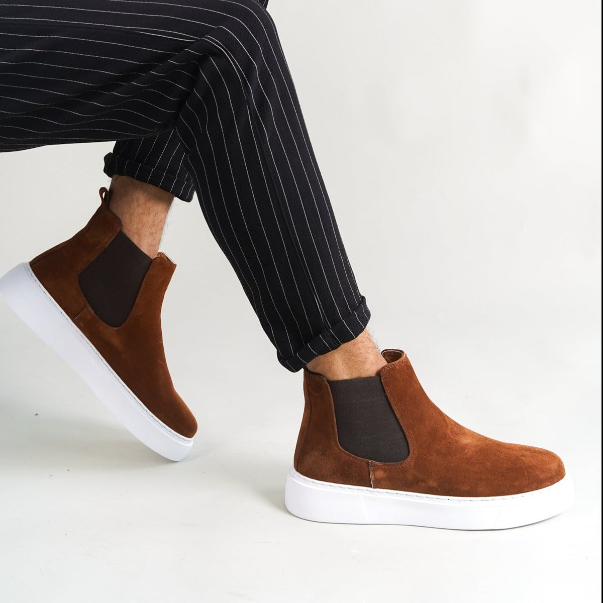 Chelsea Boots Tan Suede
