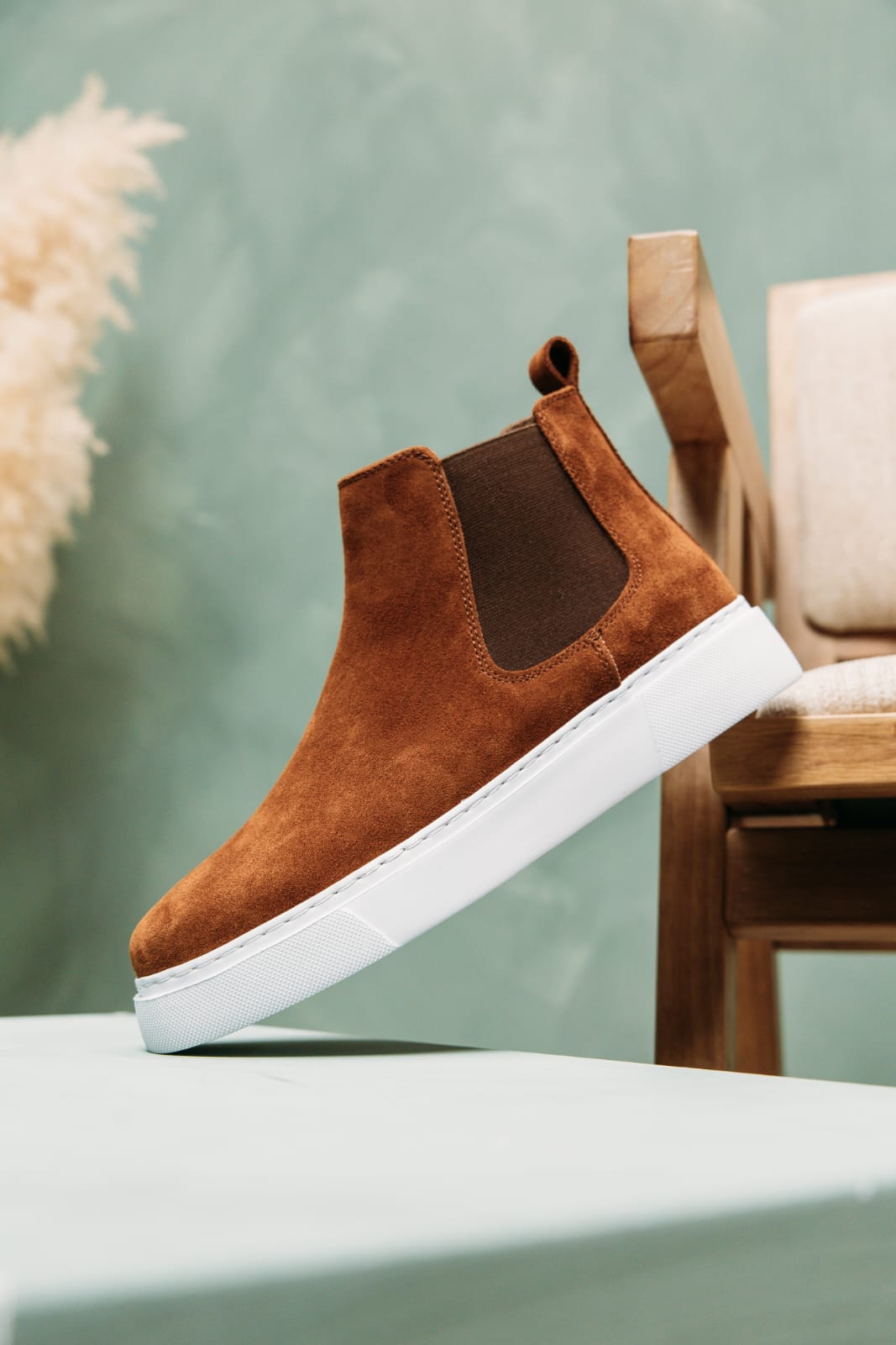 Chelsea Boots Tan Suede
