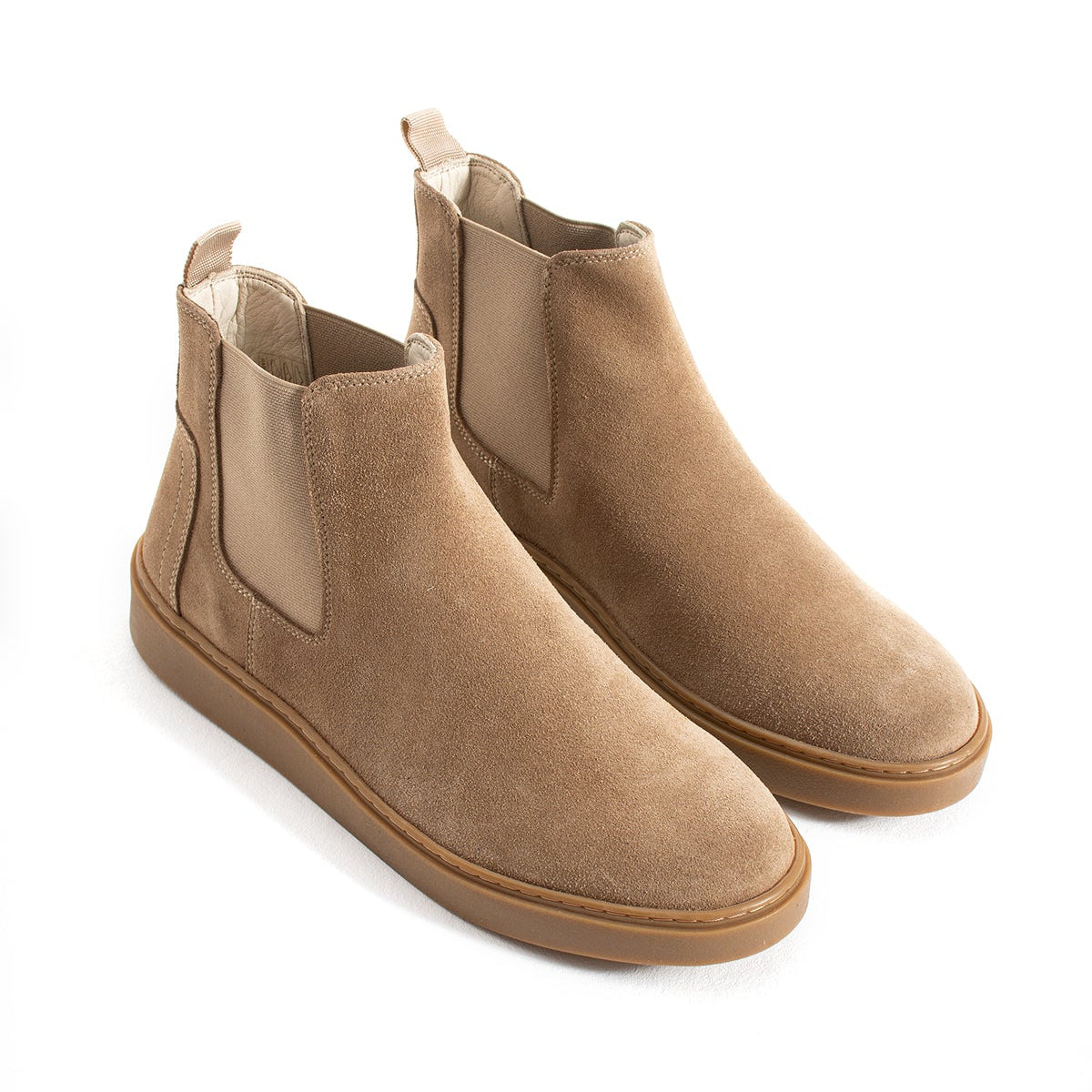 Chelsea Boots Suede Beige