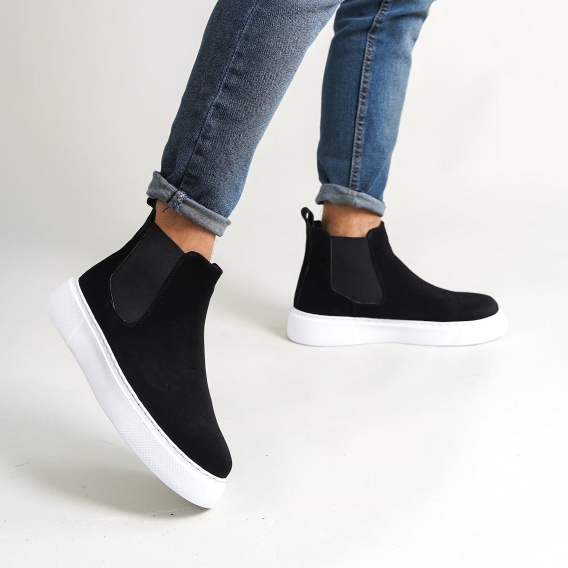 Chelsea Boots Black Suede