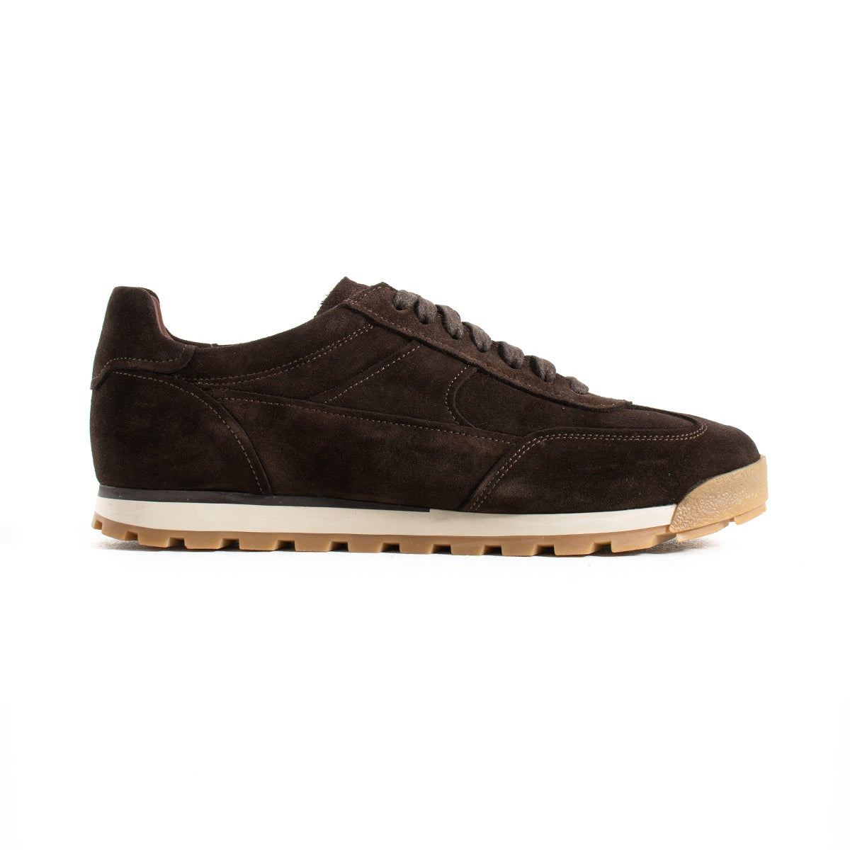 Sneaker Casual Runner Suede DarkBrown