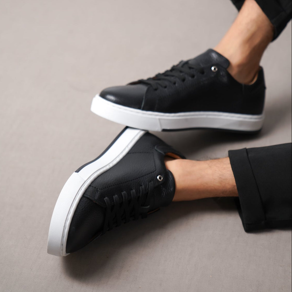 Sneaker Black Premium Leather