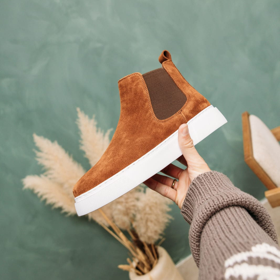Chelsea Boots Tan Suede