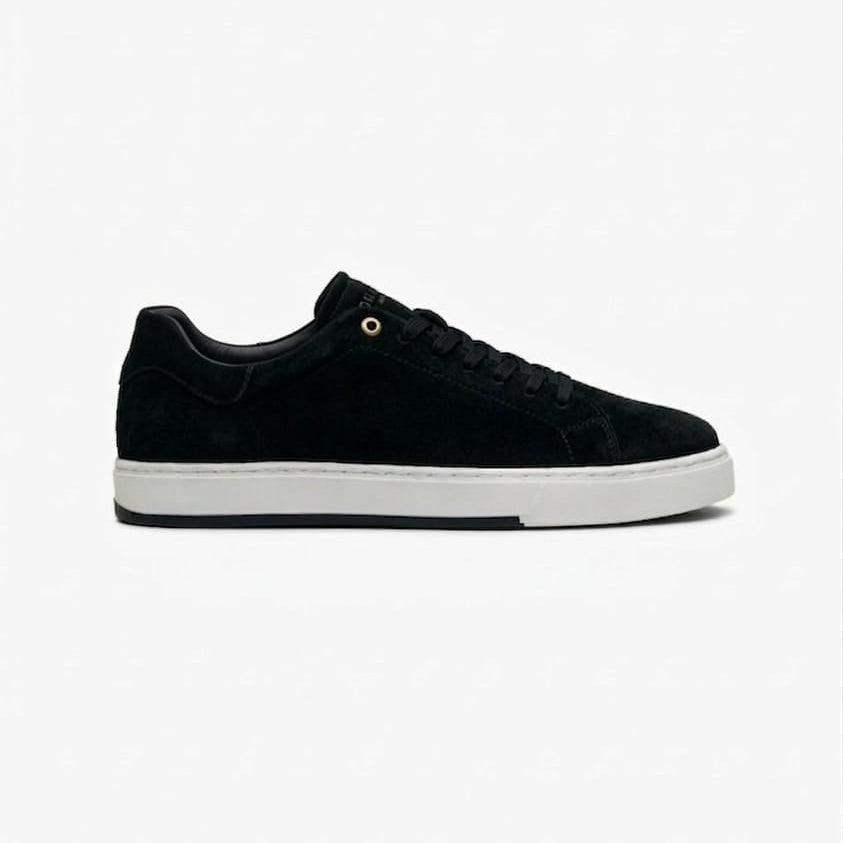 Premium Sneakers Black Suede