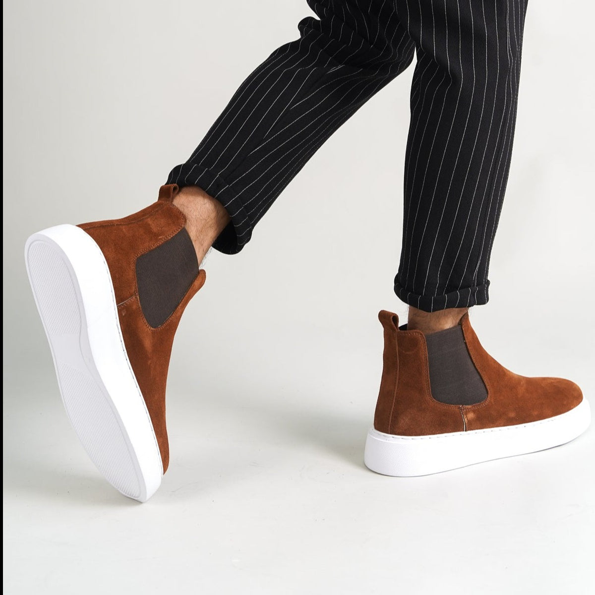 Chelsea Boots Tan Suede