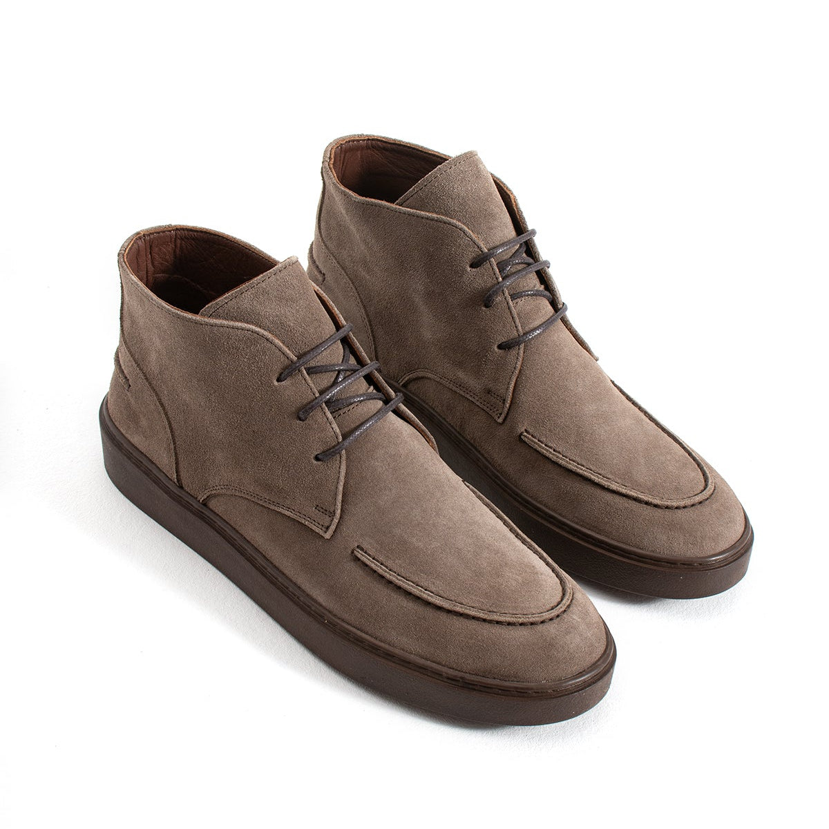 Chukka Boot Suede Taupe Milano